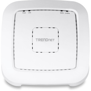TRENDnet TEW-821DAP 4 dBi AC1200 PoE WiFi 5 access point, internal antennas, MU-MIMO technology, 2.4/5 GHz